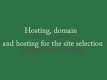 Хостинг, домен и выбор хостинга для...